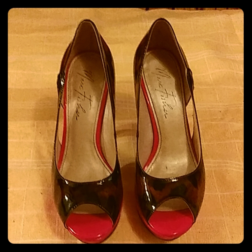 High heel open toe shoes